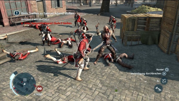 Connor ist im Kampf einfacher zu steuern als seine Vorg&auml;nger Ezio und Altair.